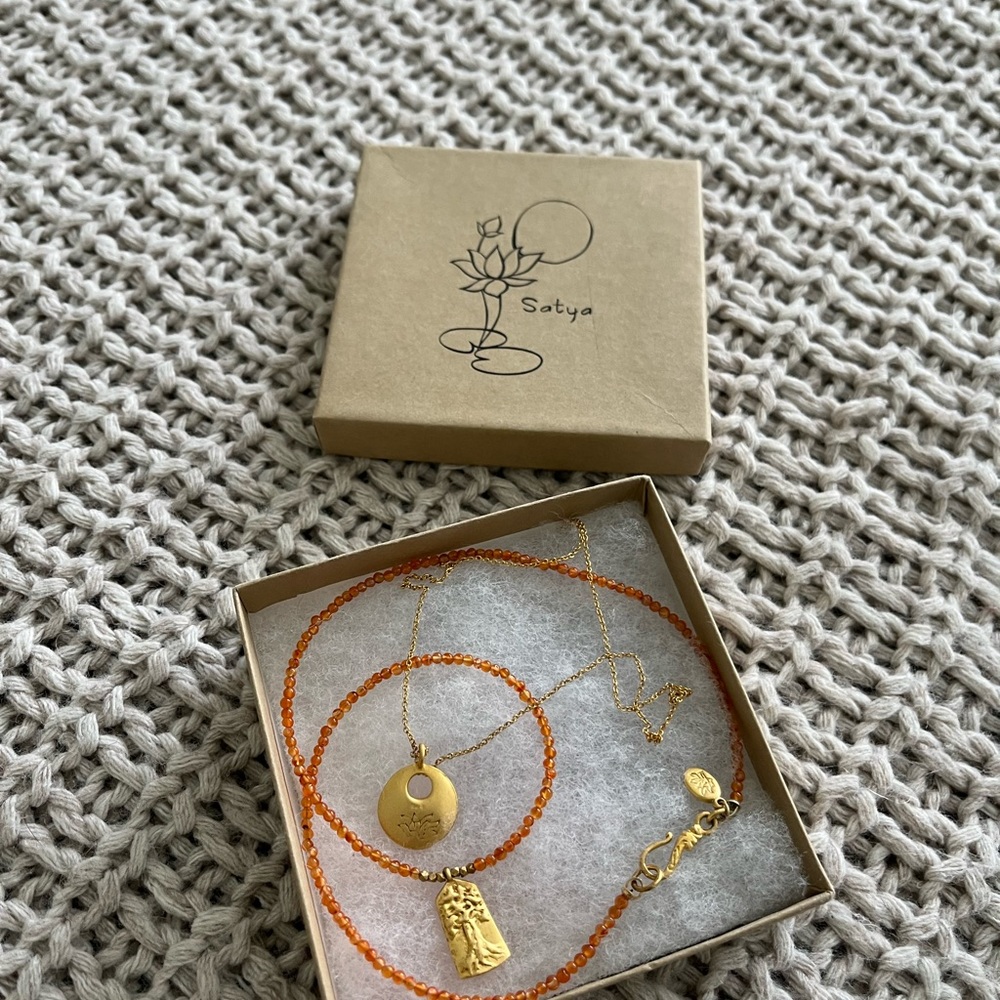 SOLD - not for sale.  Satya Necklaces (total of 2)